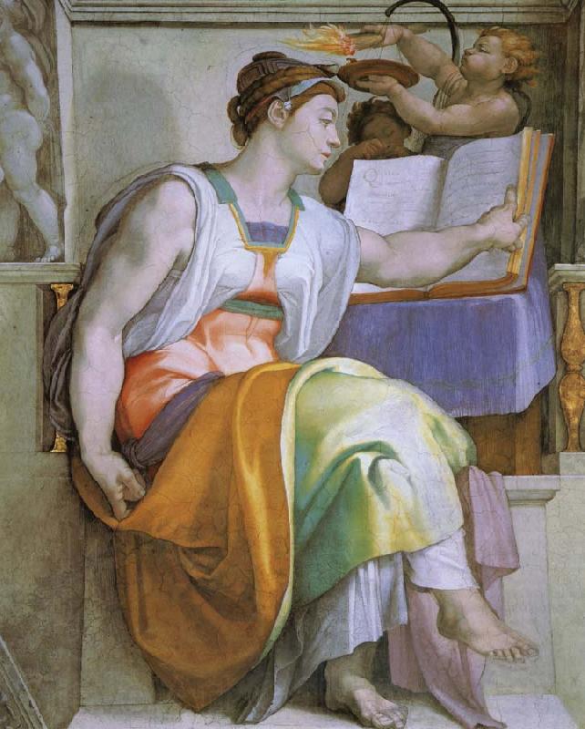 Michelangelo Buonarroti Erythraeische sibille